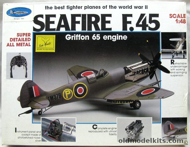 Casadio 1/48 Supermarine Seafire F.45 - With Griffon 65 Engine plastic model kit
